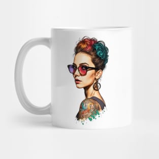 Captivative Inked Lady Mug